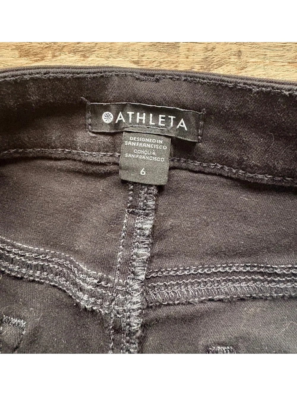 Athleta Black Flex Ultra Soft Skinny Jeans Size 6